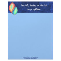 Rainbow Seashell Letterhead
