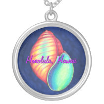 Rainbow Seashell Necklace