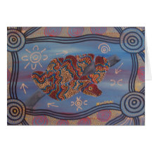 RAINBOW SERPENT DREAMING GREETING CARDS