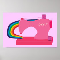 Rainbow Sewing Machine