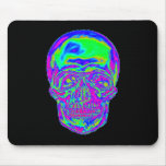 Rainbow Skull Mousepad