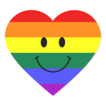 Rainbow Smiley Face Sticker