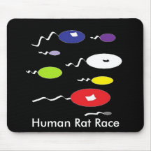 Rainbow Sperm Mouse Pad
