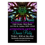 Rainbow Spirit Party Event Mini Flyers Business Card Template