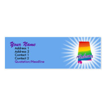 Rainbow State Of Alabama Business Card Templates