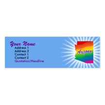 Rainbow State of Arizona Business Card Templates