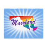 Rainbow State Of Maryland Postcards