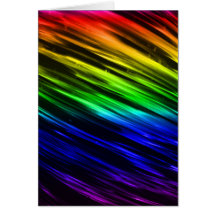 Rainbow Streaks Greeting Cards