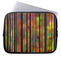 Rainbow Stripes Electronics Bag Laptop Sleeves