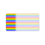 Rainbow Stripes Pattern. labels