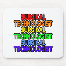 Rainbow Surgical Technologist Mouse Pads