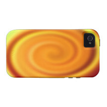 Rainbow Swirl Abstract Pattern Vibe iPhone 4 Covers
