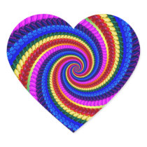 Rainbow Swirl Fractal Pattern