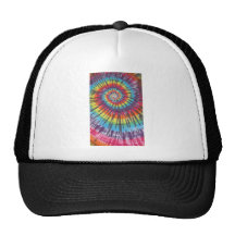 Rainbow Swirl Tie Dyes Hat