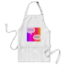Rainbow Talk Bubble Aprons