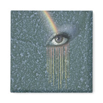rainbow tears fridge magnets