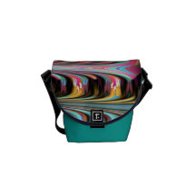 Rainbow tempest messenger bags