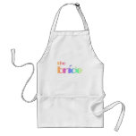 Rainbow Text Bride Tshirts and Gifts Aprons