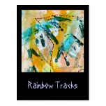 Rainbow Tracks Postcard