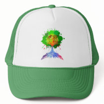 Rainbow Tree of LIfe Hat