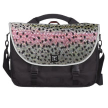 Rainbow Trout by PatternWear© Laptop Bags