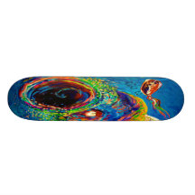 Rainbow Trout Chasing a Lure Skateboard Decks
