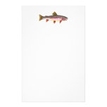 Rainbow Trout Fish Custom Stationery
