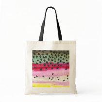 Rainbow Trout Fishing Tote Bag