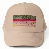 Rainbow Trout Fishing Trucker Hats