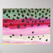 Rainbow Trout Fishing Print