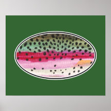 Rainbow Trout Fishing Print