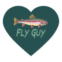 Rainbow Trout Fly FIshing Sticker