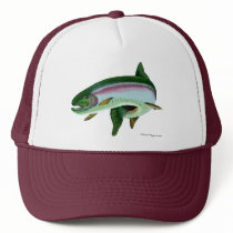 Rainbow Trout II Trucker Hats