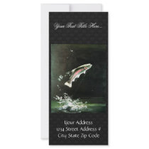 Rainbow Trout Full Color Rack Card