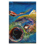 Rainbow Trout Tracking a Fishing Lure stationery