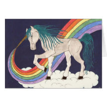 Rainbow Unicorn All-Occasion Card