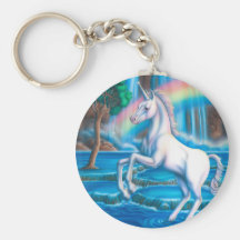 Rainbow Unicorn Keychain