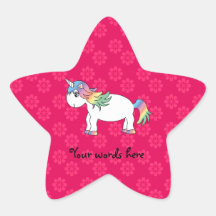 Rainbow unicorn sticker