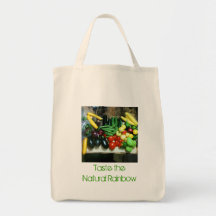 Rainbow Veggies Grocery Bag