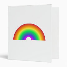 Rainbow Vinyl Binder