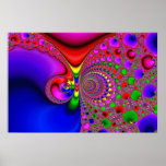 Rainbow Waterfall Poster