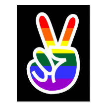 rainbow_white postcard