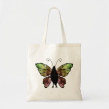 Rainbow Wing Butterfly Raven Bags