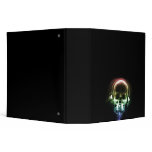 Rainbow X-Ray Music Headphones Skeleton Vinyl Binders