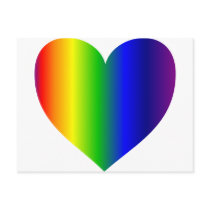 RainbowHeart Postcard