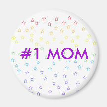 rainbowj, , #1 MOM Magnet
