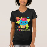 Rainbowriffic Stars: I <3 Ice Cream Tshirt