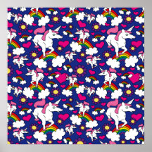 Rainbows and Unicorns Print