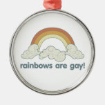 Rainbows Are Gay! Christmas Ornament