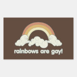 Rainbows Are Gay! Stickers
